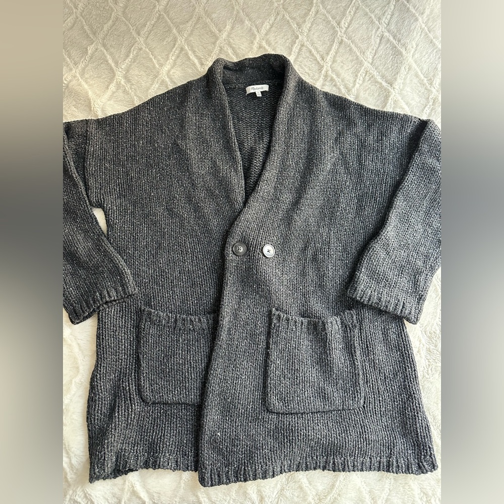 MADEWELL Chunky Knit Sweater Cardigan
